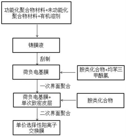 單價(jià)選擇性陽(yáng)離子交換膜及其制備方法與應(yīng)用