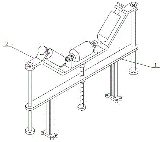 遠(yuǎn)距離皮帶輸送機(jī)用皮帶承托導(dǎo)向組件