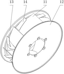 后向離心葉輪及其通風(fēng)機(jī)