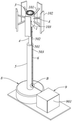 高安全性垂直軸發(fā)電風(fēng)機(jī)