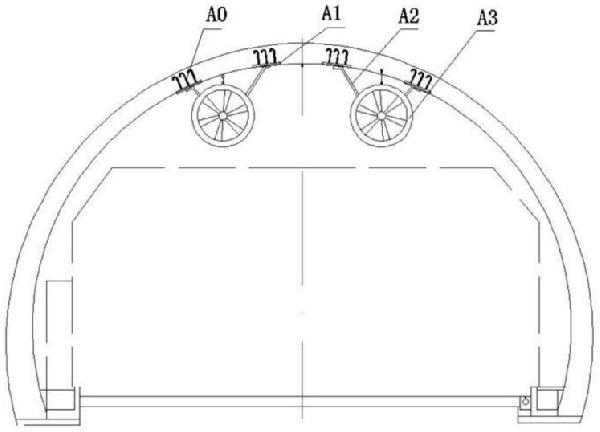 公路隧道風(fēng)機基礎(chǔ)穩(wěn)定性檢測位置布設(shè)方法