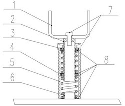 同于防止振動篩發(fā)生共振的雙彈簧機(jī)構(gòu)