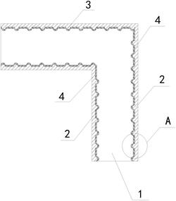 膨潤(rùn)土磨粉機(jī)出料口內(nèi)壁耐磨結(jié)構(gòu)