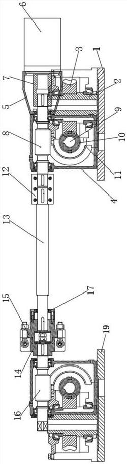 短應(yīng)力線軋機(jī)輥縫調(diào)整裝置傳動(dòng)機(jī)構(gòu)