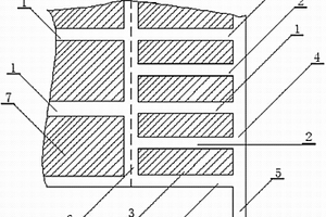 適合于主采區(qū)礦柱下盤礦體的高效采礦結構