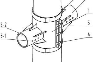 復(fù)合桿塔用節(jié)點連接裝置