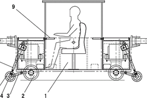 四輪獨(dú)立驅(qū)動轉(zhuǎn)向電動公鐵兩用車