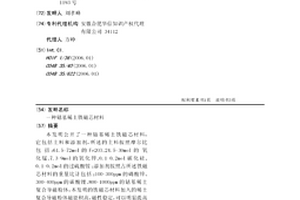 鈷基稀土鐵磁芯材料