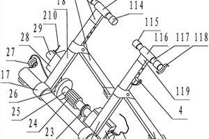 可發(fā)電且尺寸可調(diào)的便攜式自行車(chē)訓(xùn)練器材