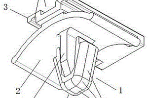 用于固定JAE接插件的飛機(jī)扣