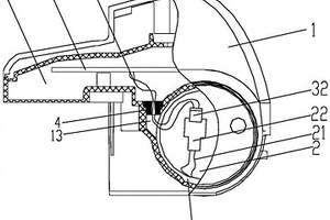 水表電池倉出線密封結(jié)構(gòu)