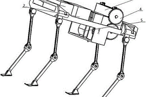 一種新型四足機器人