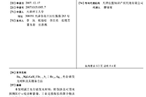 Ba1-xMgLiGaMxFBr1-ySy∶Rez, Ag0.1光存儲(chǔ)發(fā)光材料及其制備方法