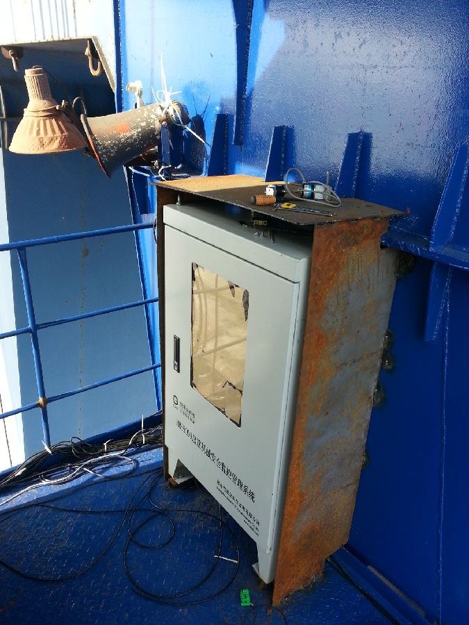 河北某鋼廠安裝起重機安全監控系系統一