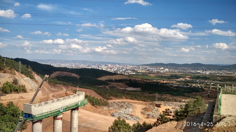 曲靖安裝架橋機安全監控管理系統現場二