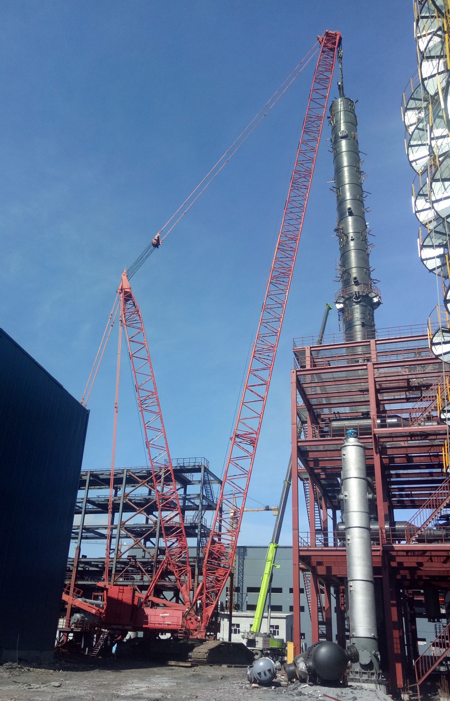 黑龍江七臺河履帶吊安全監(jiān)控管理系統(tǒng)安裝調試現場