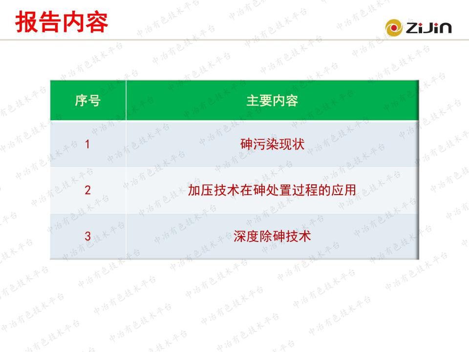 加壓技術(shù)在砷處置過程中的應用及深度除砷技術(shù)