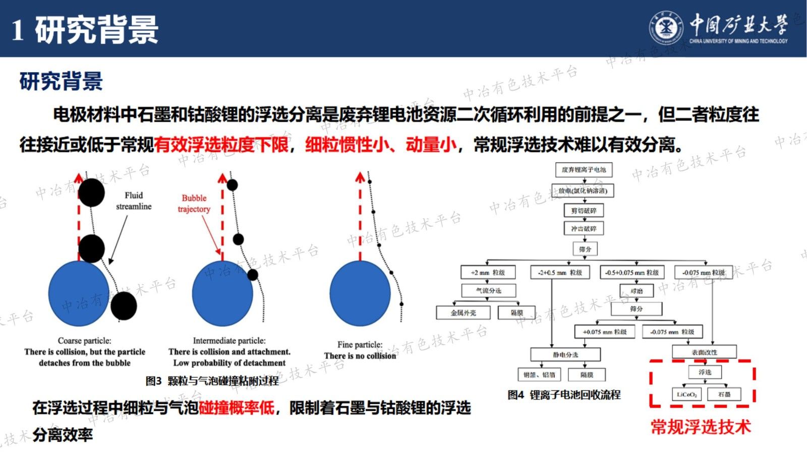 納米氣泡強化廢棄鋰電池中鋰元素浮選預富集研究