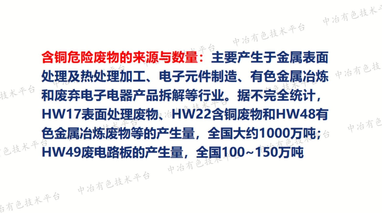 以高水平生態(tài)環(huán)境保護促我國含銅危廢綜合利用企業(yè)高質(zhì)量發(fā)展